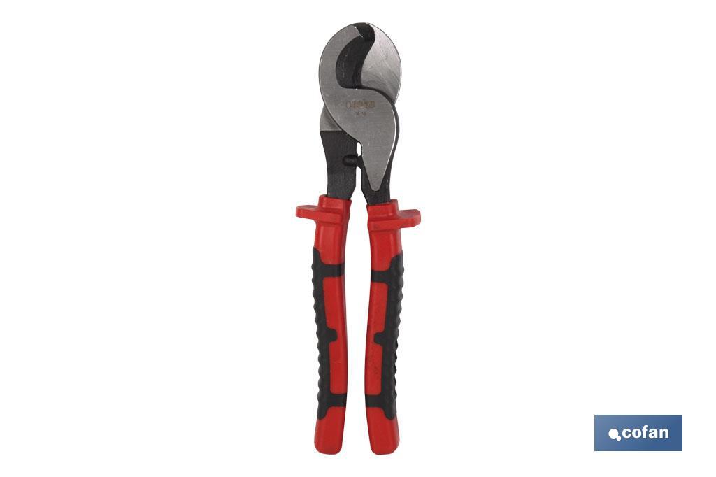 Cisailles à fils de fer en aluminium et cuivre | Pour des épaisseurs de 3 à 22 mm | Longueur : 220 mm - Cofan