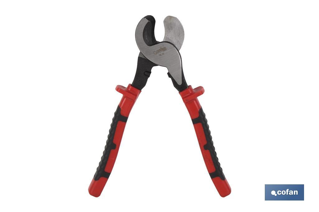 Cisailles à fils de fer en aluminium et cuivre | Pour des épaisseurs de 3 à 22 mm | Longueur : 220 mm - Cofan