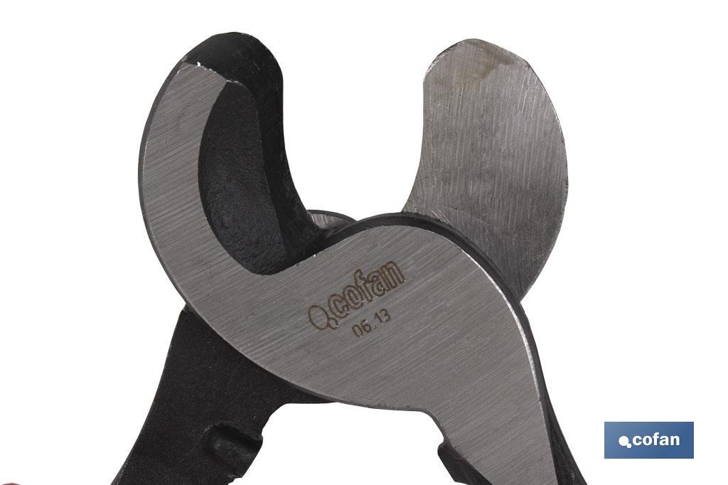 Cisailles à fils de fer en aluminium et cuivre | Pour des épaisseurs de 3 à 22 mm | Longueur : 220 mm - Cofan