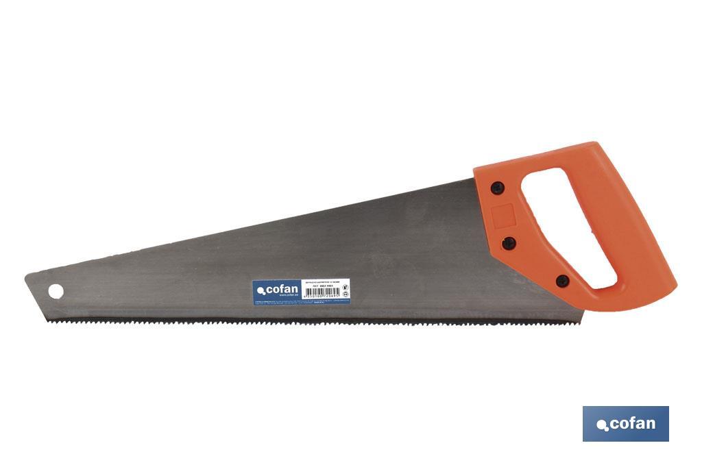 Hand saw for carpenters | Available in various sizes | 7 teeth per inch | Special saw for wood and plastic - Cofan