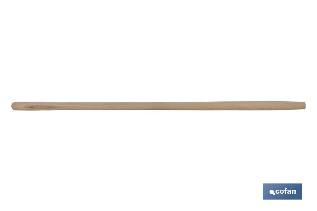 Manico di legno per forca | Manico leggero e confortevole al tatto | Dimensioni: 1200 mm di lunghezza - Cofan