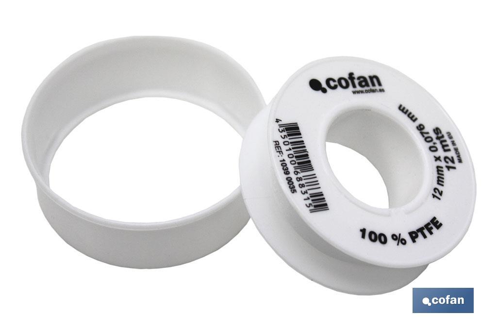 Rotolo PTFE 12mm x 0.076mm - Cofan