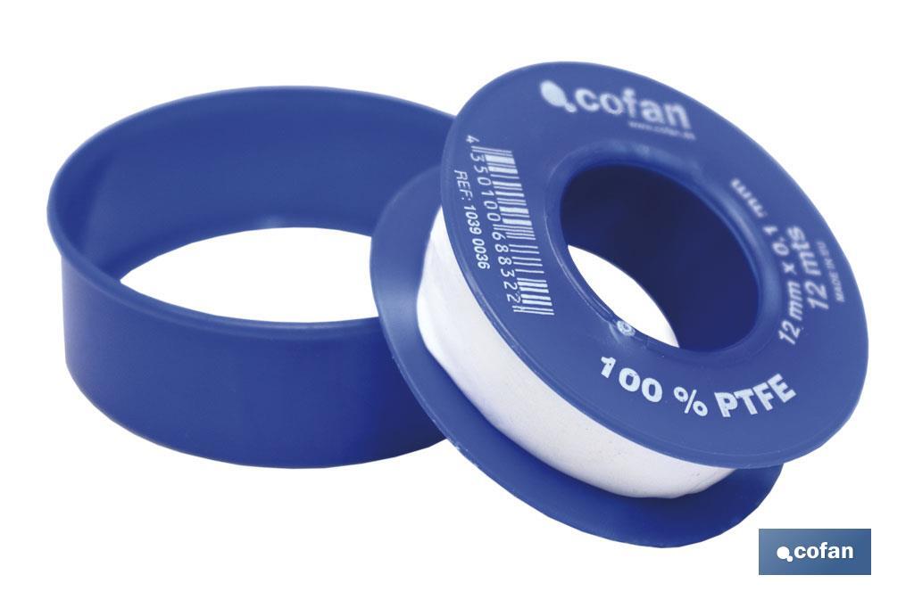 Rollo PTFE DE 12mm X 0,10mm - Cofan