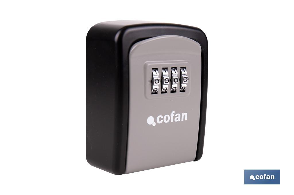 Boîtier de sécurité pour clés | Combinaison de 4 chiffres modifiable - Cofan