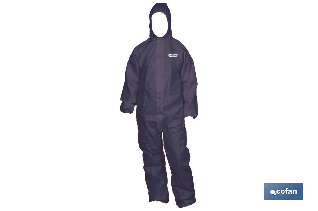 Disposable coveralls | Available in blue or white | Available in various sizes | New non-woven fabric - Cofan