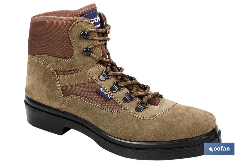 Trekking Boot | Green | Canvas & Quilted Fabric | Alhama Model | Rubber Sole - Cofan