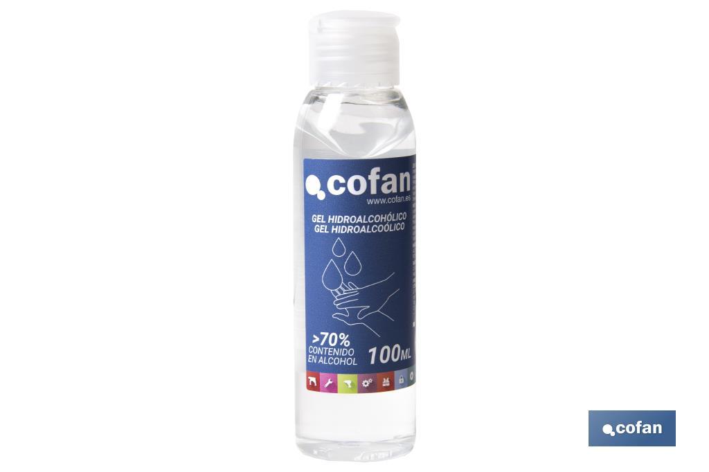 Hand sanitiser gel | Pack of 35 pieces | More than 70% alcohol content - Cofan