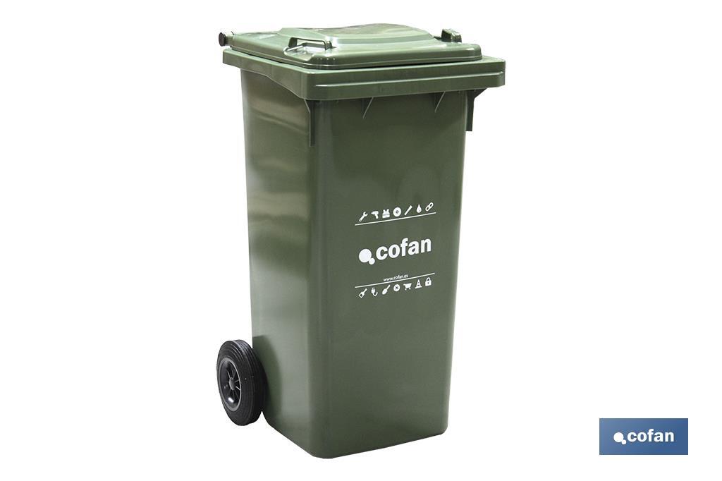 Rubbish Bins | 120-Litre Capacity | Easy transportation - Cofan