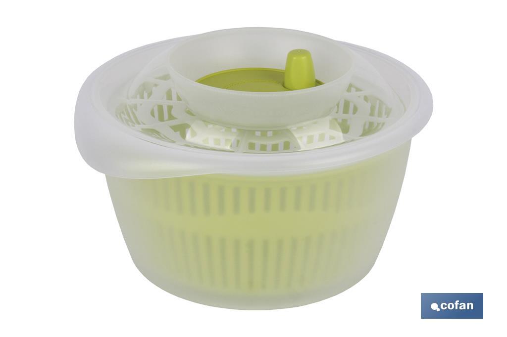 Salad spinner | Light green | Polypropylene | Size: 27 x 18cm - Cofan