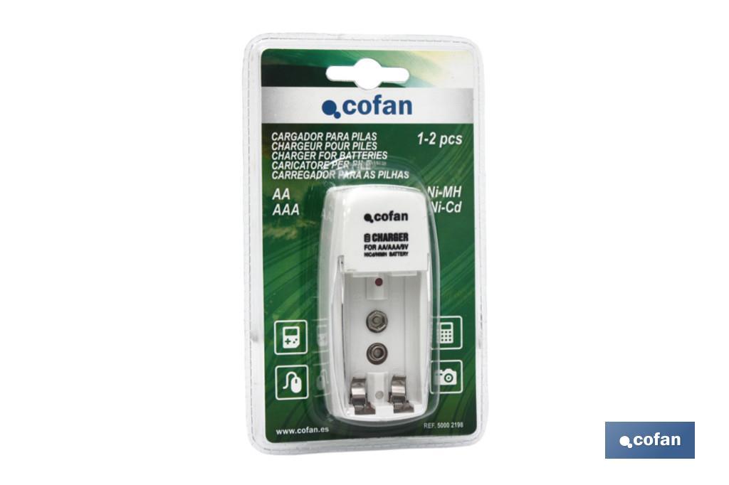 Batteries charger "2 units" - Cofan