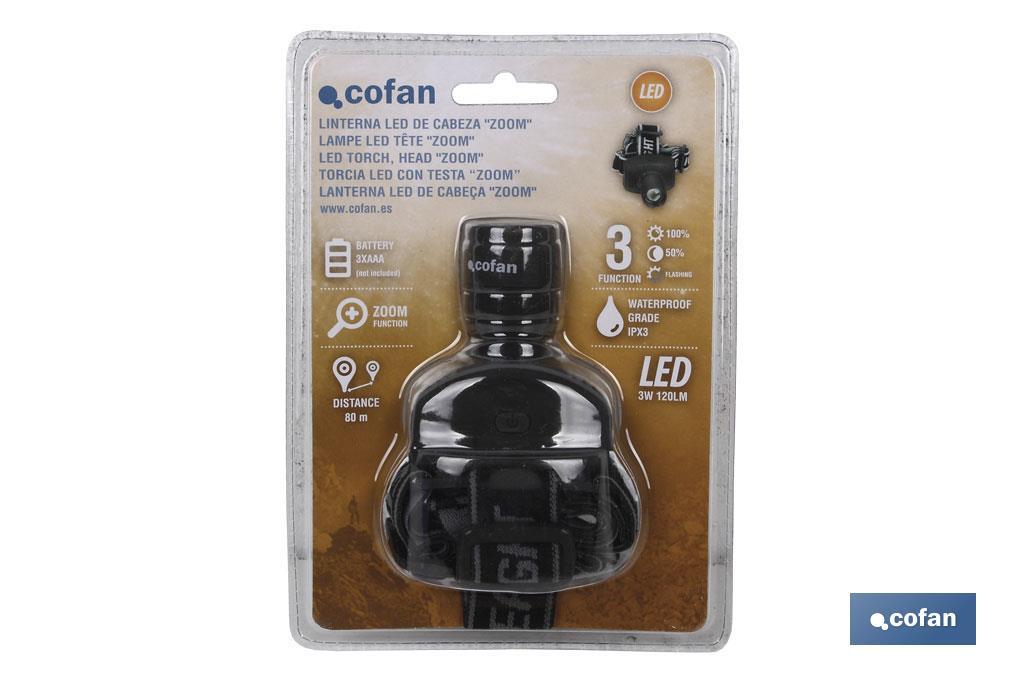 ZOOM Head torch - Cofan