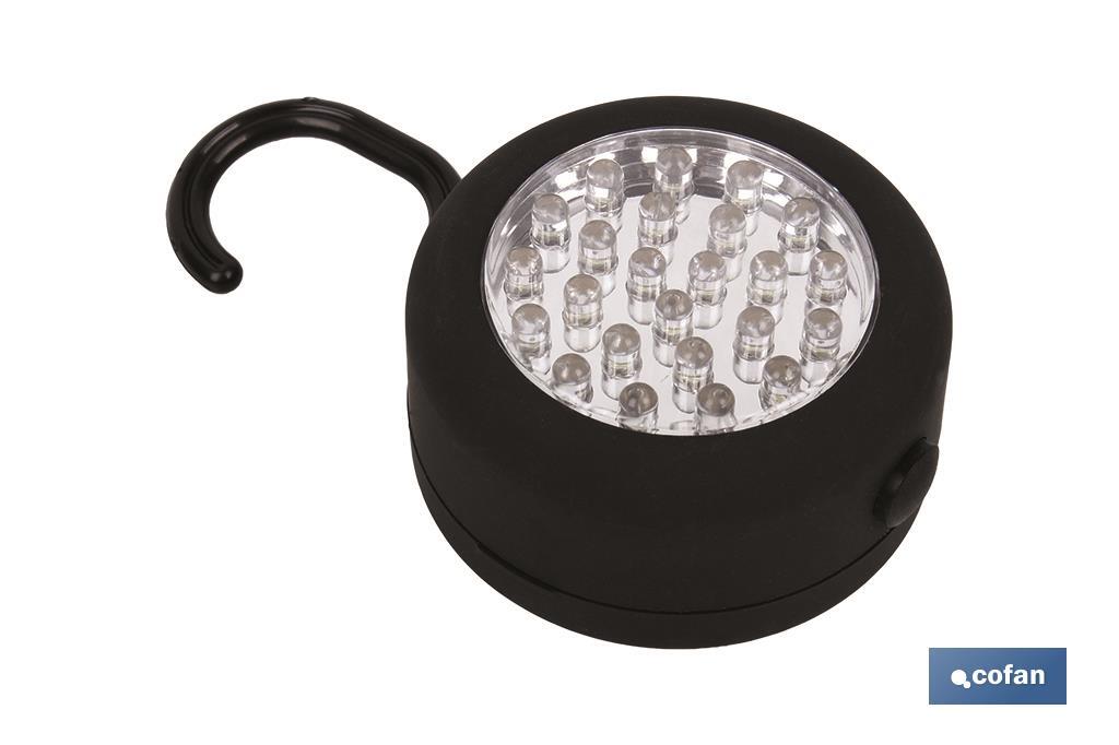 24 LED Rundlampe mit Magnet/Haken - Cofan