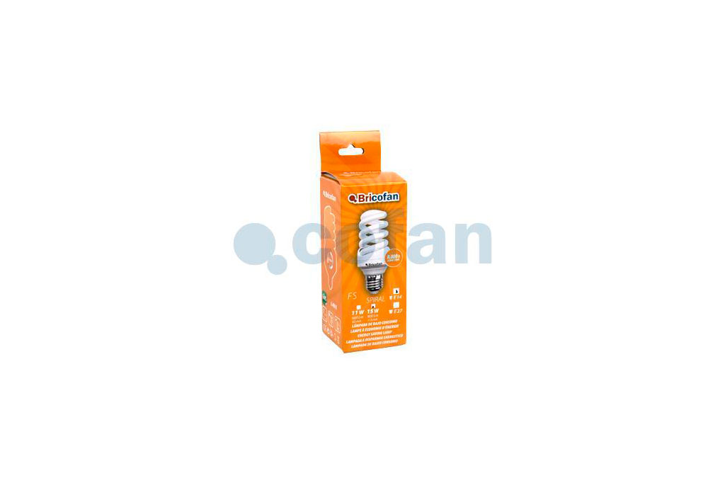 Lâmpada de baixo consumo Espiral 15W/E14 - Cofan