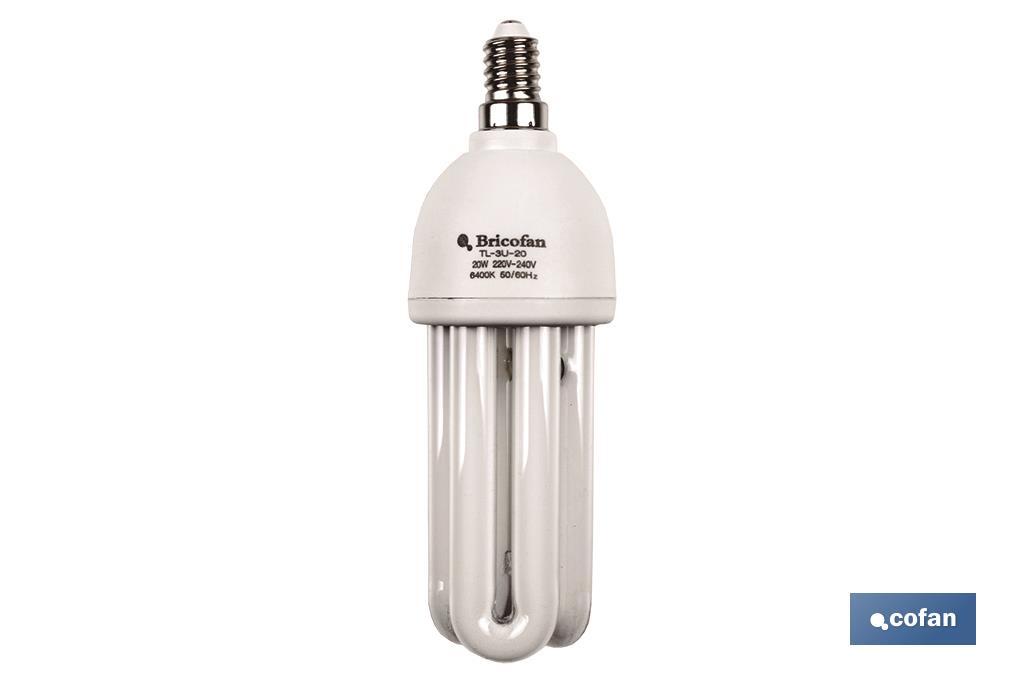 Energy saving lamp 3U 20W/E14 - Cofan