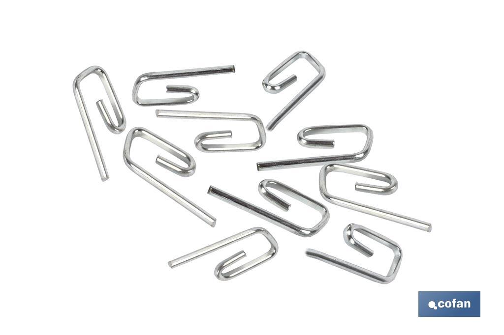 Zinc plated curtain hooks - Cofan