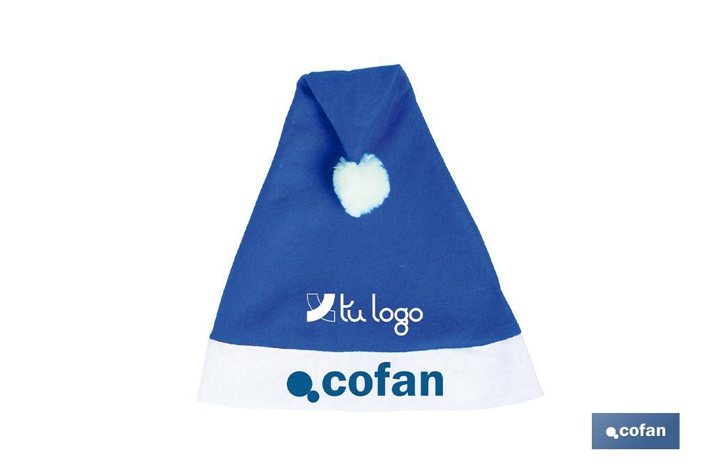 GORRO AZUL DE PAPÁ NOEL - Cofan