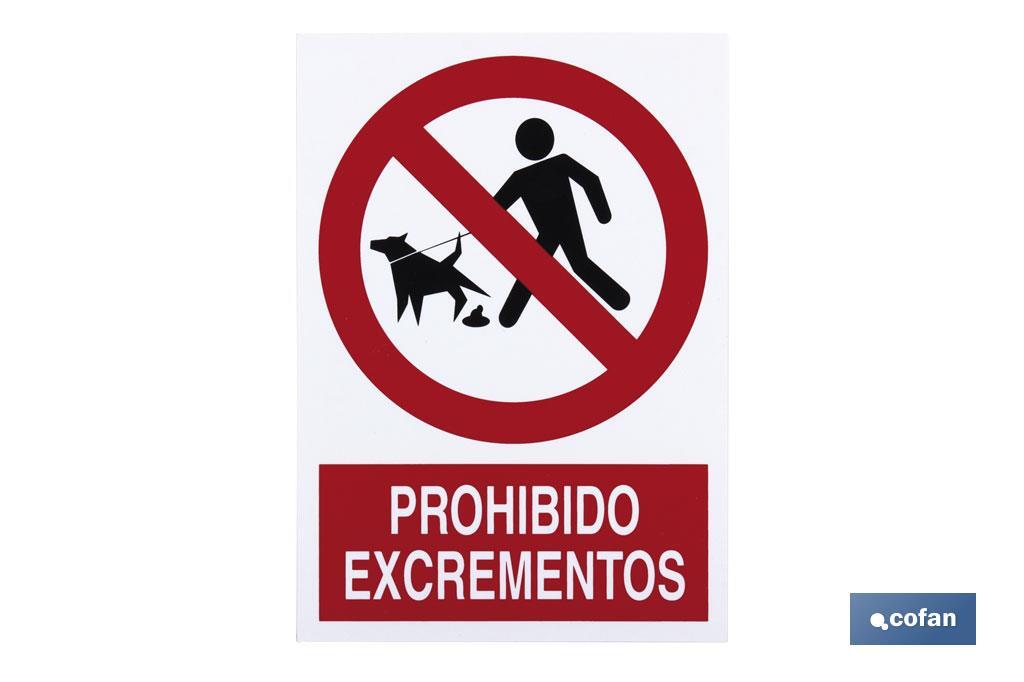 Prohibido Excrementos - Cofan