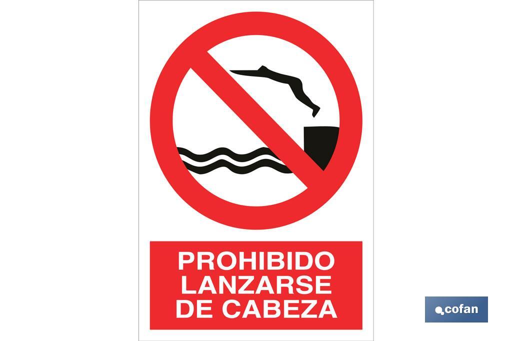 Prohibido lanzarse de cabeza - Cofan