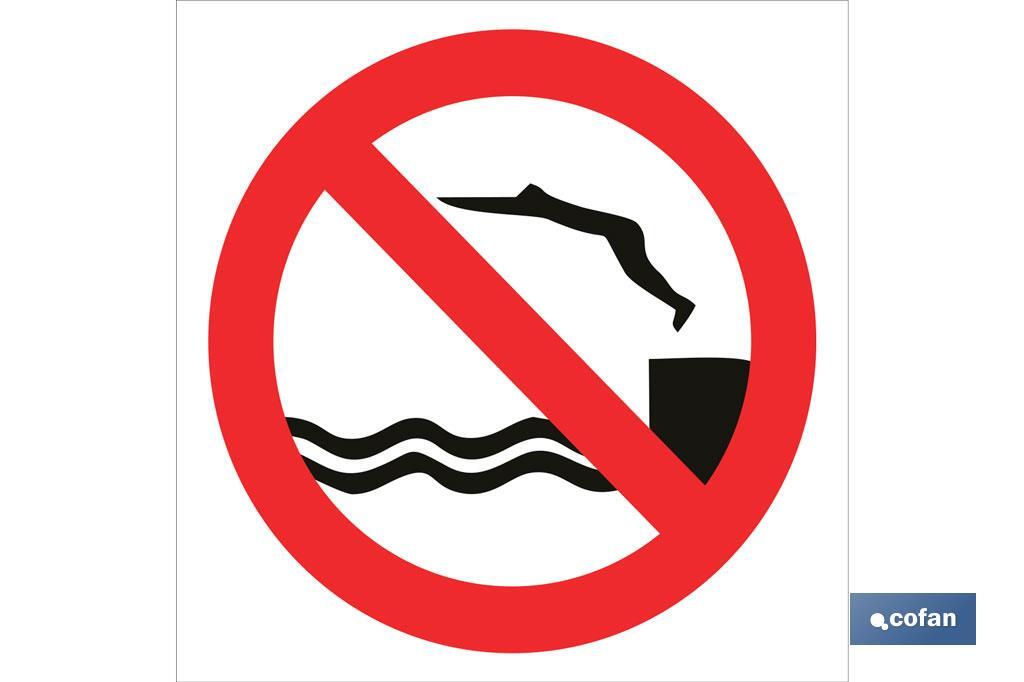 Prohibido lanzarse al agua - Cofan
