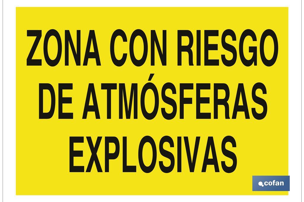 Zona con riesgo de atmósferas explosivas - Cofan