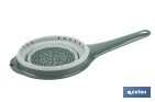 Pack of collapsible funnel and strainer with handle and 0.6-litre capacity | Colour: green | Space saving and easy storage - Cofan