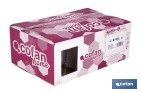 Pack de 6 vasos de caña de vidrio templado | Capacidad: 200 ml | Adecuado para cerveza, agua, refrescos y zumos - Cofan