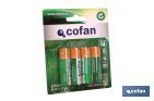 Pilas Recargables AA - Cofan