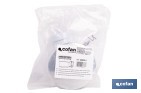 Válvula sifónica para plato de ducha | Orificio de Ø90 mm | Salida de Ø40 mm | Junta cónica reductora de Ø32 mm - Cofan