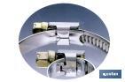 Colliers metalliques INOX A-2. Bande 9mm large - Cofan
