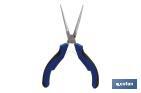 Mini needle nose pliers | Chrome-vanadium steel | Length: 6" - Cofan