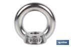 Stainless steel A2 female elevation ring DIN-582 - Cofan