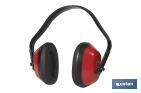 BLISTER DE CASQUE ANTIBRUIT | COULEUR ROUGE | PROTECTION AUDITIVE | SNR : 27 DB | EN 352-1