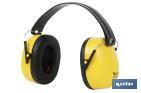 AURICULARES DE PROTECCIÓN | ANTIRRUIDO | COLOR AMARILLO | FABRICADOS EN ABS Y POLIESTIRENO | CON BLÍSTER O SIN BLÍSTER