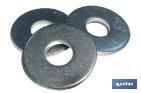 Wide wing flat washer. Stainless steel A-2 - Cofan