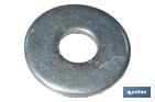 Wide flange flat washers DIN-9021 Standard Blister - Cofan