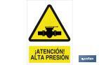 Warning! High pressure - Cofan