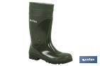 RAIN BOOT | GREEN | SECURITY S5 | PVC | STEEL TOE CAP AND INSOLE
