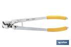 CISAILLES À FILS DE FER EN ALUMINIUM ET CUIVRE | POUR DES ÉPAISSEURS DE 3 À 22 MM | LONGUEUR : 220 MM