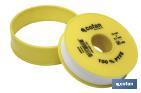 Roll of PTFE tape, 19mm x 1,10mm. - Cofan