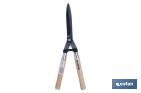 Professional hedge shears | Ergonomic wooden handle | Suitable for gardening and shrubs - Cofan