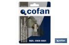 Conector de aire rosca hembra 1/2" | Acoplador rosca hembra BSP 1/2” para instalaciones neumáticas - Cofan