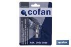 Conector de aire rosca macho 1/2" | Acoplador rosca macho BSP 1/2” para instalaciones neumáticas - Cofan