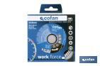 Diamon discs "Extra thin" special for porcellanic material - Cofan