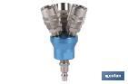 RACCORD RAPIDE DE 3 SORTIES EN FLEUR | DISTRIBUTEUR RACCORD PNEUMATIQUE DE 3 SORTIES POUR LES INSTALLATIONS PNEUMATIQUES