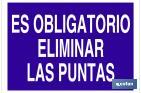 Es obligatorio eliminar las puntas - Cofan