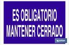 Es obligatorio mantener cerrado - Cofan