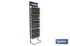 Display stand for 126 acrylic spray paint (different colours) - Cofan