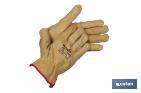 Cow leather gloves | Water-repellent gloves | Safe and comfortable gloves | Tough and durable gloves - Cofan