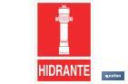 Hidrante Pictograma + Texto - Cofan