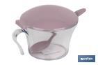 Sugar bowl with lid | Albahaca Model | Polypropylene and polystyrene | 120ml capacity | Several colours - Cofan